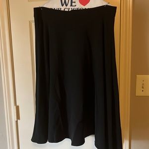 Black ModCloth Rock Steady skirt size XL